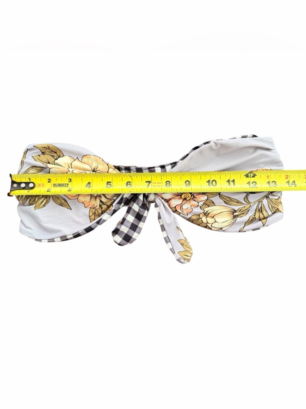 O'Neill Women's Aloha Floral Revo Bandeau Bikini Top Small - Picture 8 of 8